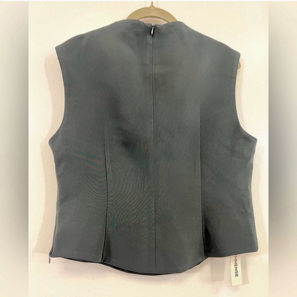 Commense Solid Stand Collar Tank Top - Picture 8 of 11